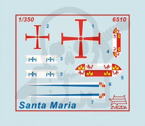 1:350 Christopher Columbus Flagship Santa Maria
