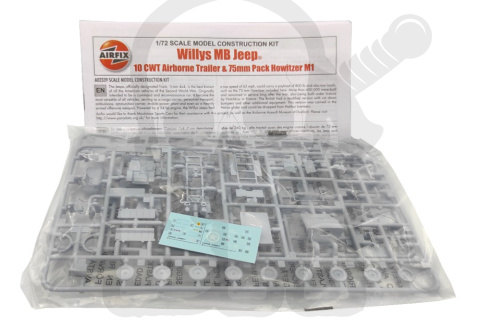 Airfix 02339 Willys Jeep Trailer & Howitzer 1:72