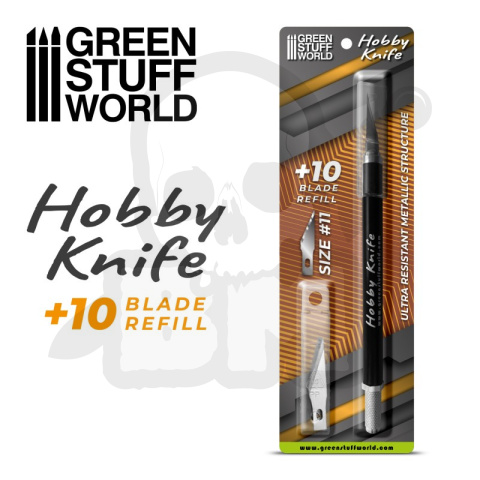 Profesional Metal HOBBY KNIFE profesjonalny nóż + 10 ostrzy