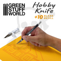 Profesional Metal HOBBY KNIFE profesjonalny nóż + 10 ostrzy