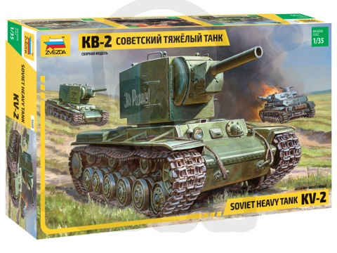 1:35 Soviet heavy tank KW-2 KV-2