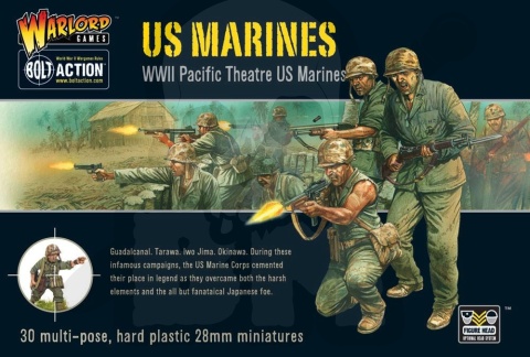 US Marines - 6 żołnierzy 1 wypraska