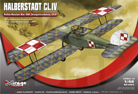 1:48 Halderstadt Cl.IV Wojna Polsko-Sowiecka / Siły okupacyjne RAF 1919