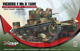 1:72 Polski czołg lekki Vickers E Mk A dwuwieżowy