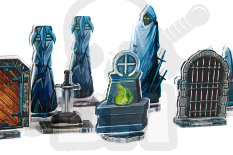 e-Raptor RPG Objects DUNGEON - objekty RPG Loch 28szt.