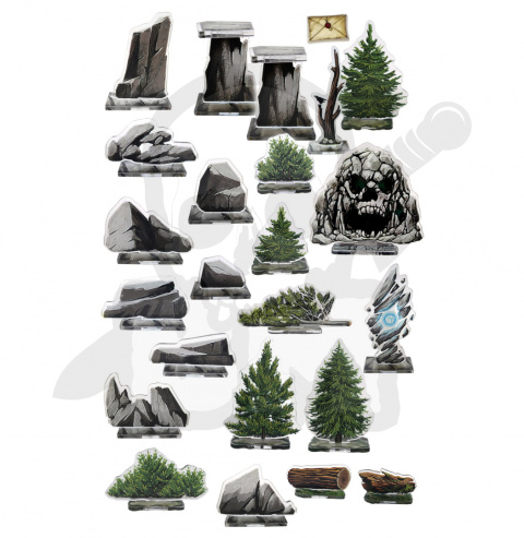 e-Raptor RPG Objects ROCKS - objekty RPG Skały