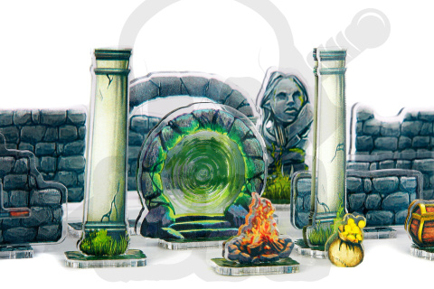 e-Raptor RPG Objects RUINS - objekty RPG Ruiny 26 szt.