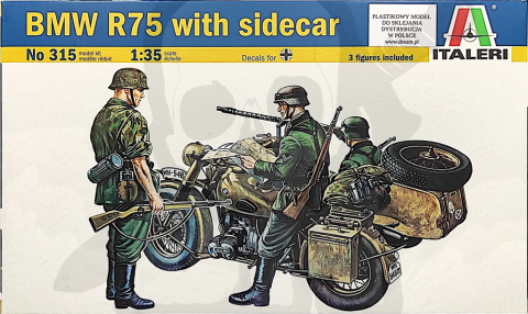 1:35 BMW R75 with Sidecar