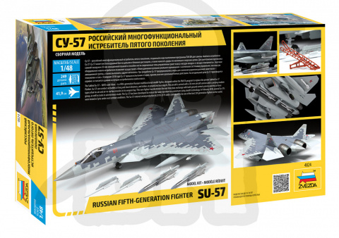 1:48 SU-57 Russian Fifth-Generation Fighter