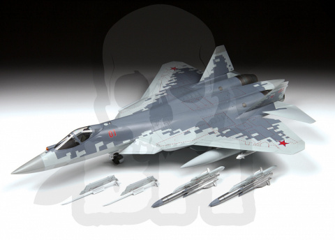 1:48 SU-57 Russian Fifth-Generation Fighter