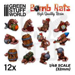 Bomb Rats Resin Set żywiczne szczury 12 szt.