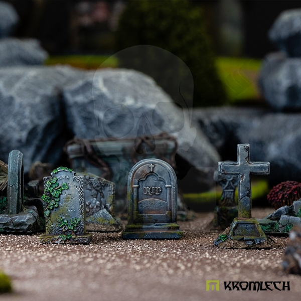 Dark Forest Gravestones