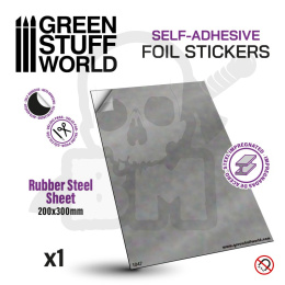 Rubber Steel Sheet - Self Adhesive A4