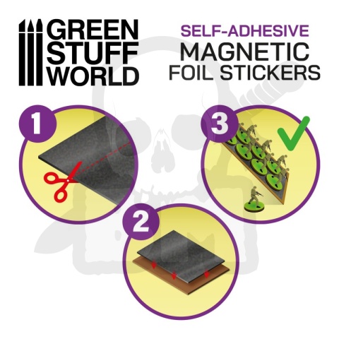 Rubber Steel Sheet - Self Adhesive arkusz ze stali gumowej 1 szt.