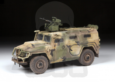 1:35 Russian armored vechicle Gaz Tiger-M with Arbalet