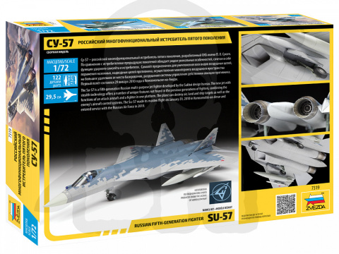 1:72 Russian fifth-generation fighter SU-57