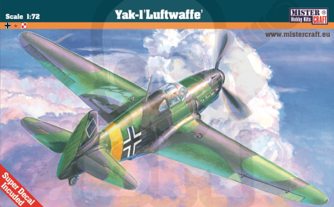 Mistercraft B-18 Jak-1 Yak-1 Luftwaffe 1:72