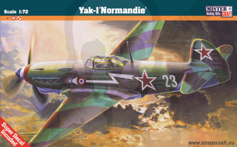 Mistercraft B-19 Jak-1 Yak-1 Normandie 1:72