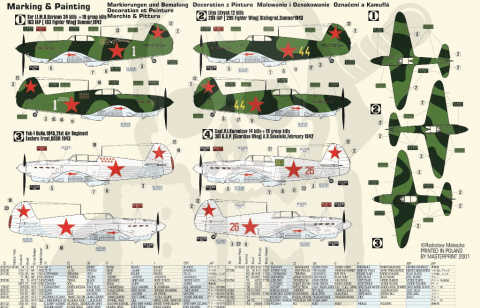 Mistercraft B-20 Jak-1 Yak-1 Early 1:72