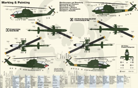 Mistercraft B-34 AH-1G Marines 1:72