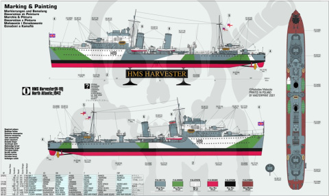 Mistercraft S-98 H.M.S Harvester 1:500